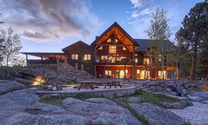 Estes Park House | Aspen Falls 20-NCD0226 Private 30 acre luxury estate, sleeps up to 28