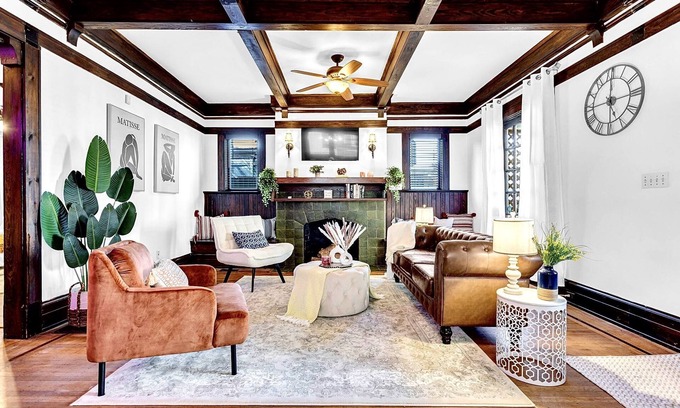 Poncey-Highland House | ATL Charming 1929 Historic Craftsman Bungalow