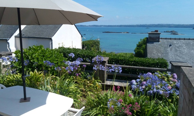 Ploubazlanec House | Aunt Jeanne's house facing the sea on Paimpol bay Brittany France