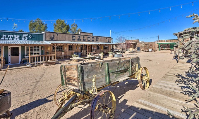 Lucerne Valley Cabin | Authentic Old West ‘Lazy G Ranch’ w/ Mtn Views