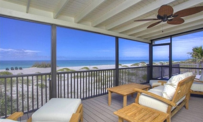 Longboat Key House | Available THANKSGIVING & CHRISTMAS! Luxurious beachfront house on exclusive LBK!