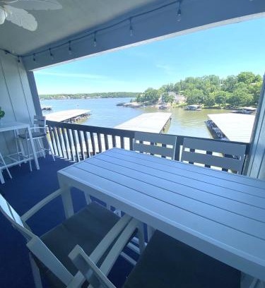 Osage Beach Apartment | B Lakefront! Remodeled, Boat Slip, Patio Views, Pool, Boat Ramp, WIFI
