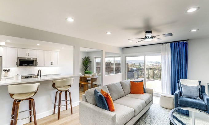 Poway House | Balconies & Views: Modern Abode in Poway!