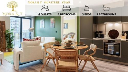 Holbeck Apartment | Bali Escape, 2Bed 2Bath, Leeds Center & Stadium 10 mins