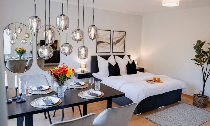 Schwerin Apartment | Balkontraum für 4 am Sieben Seen Center