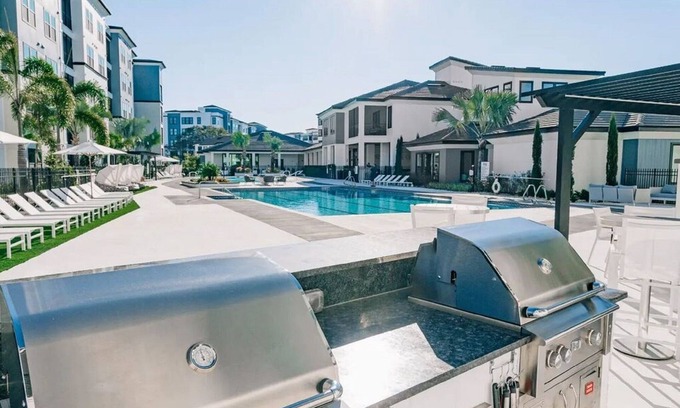 Port Tampa City Apartment | Barsala l Spacious 2BD, Heated Pool & Fitness
