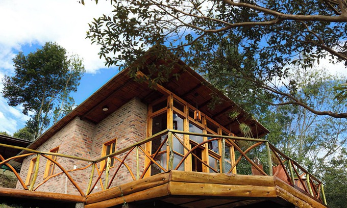 San Francisco Cabin | Baumhaus Vista/Cabaña rústica con jacuzzi privado