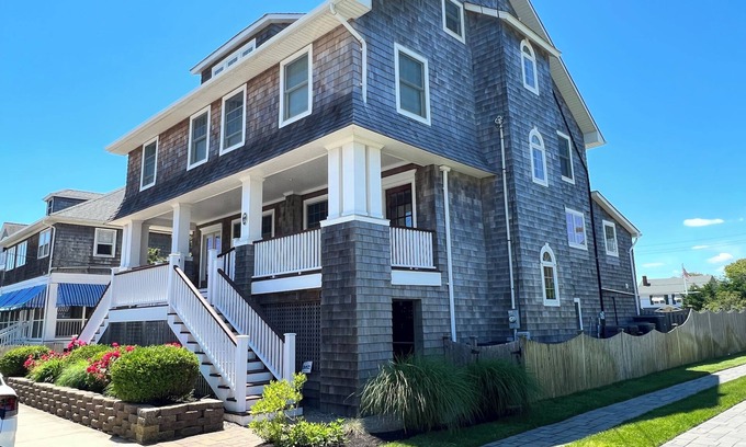 Avon House | Bay Head Beach House on East Ave with Salt Water Pool!