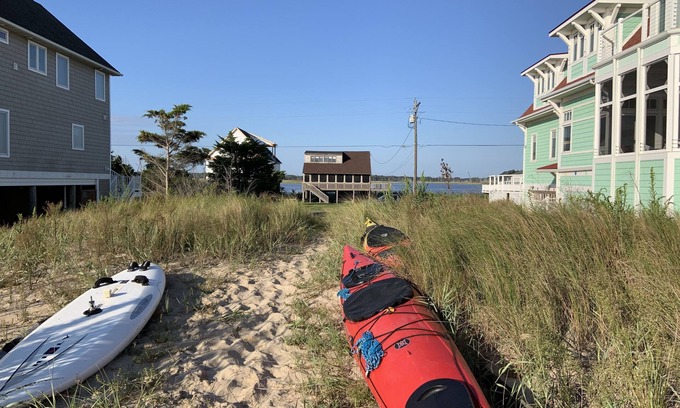 Prime Hook Beach House | Bayside Home with Waterviews & Direct Beach Access