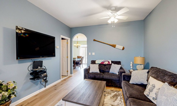 Sun Ridge House | Bayside Resort townhouse with private gas grill and golf on-site
