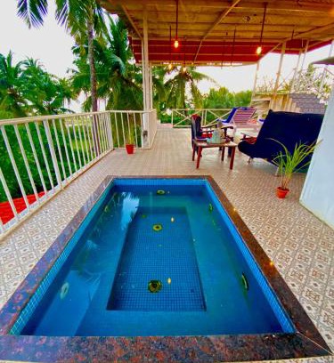 Morjim Apartment | Beach Castle Villa with Plunge Pool Morjim Beach Goa