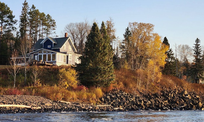 Two Harbors House | BEACH CLIFF BEAUTY - Fantastic views on Lake Superior and Silver Creek