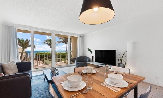 Hutchinson Island South Apartment | Beach Condo/High-End Finishes/Island Beach Resort/No Cleaning Fee/Condo 201