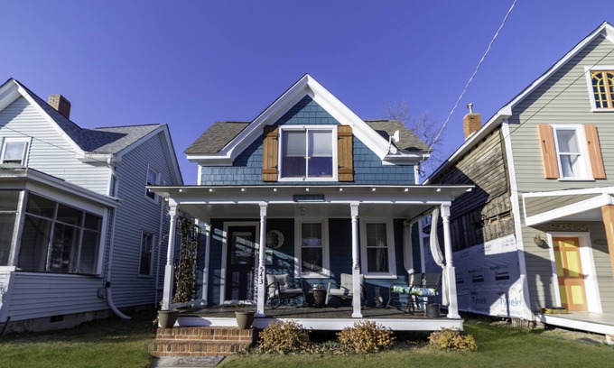 Cape Charles House | Beach cottage is walking distance to shops and more!!