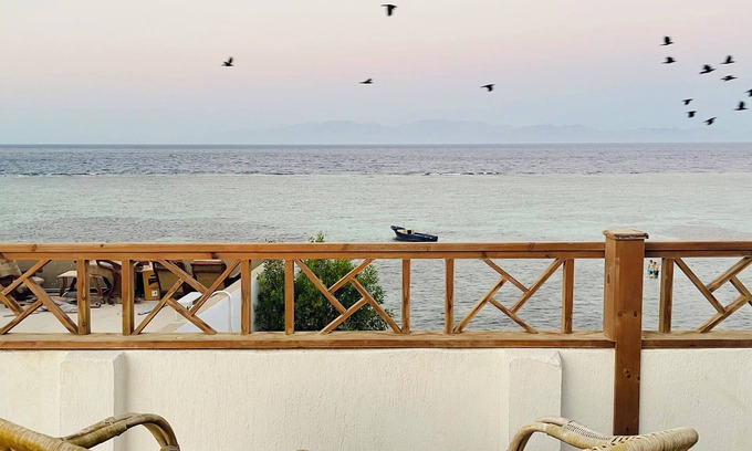 Dahab Ski Chalet | Beach front studio with huge roof top terrace