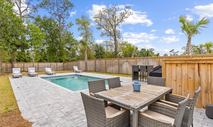 Port St. Joe House | Beach House Simple Pleasures - Private Pool, Walk to Beach - Sleeps 6