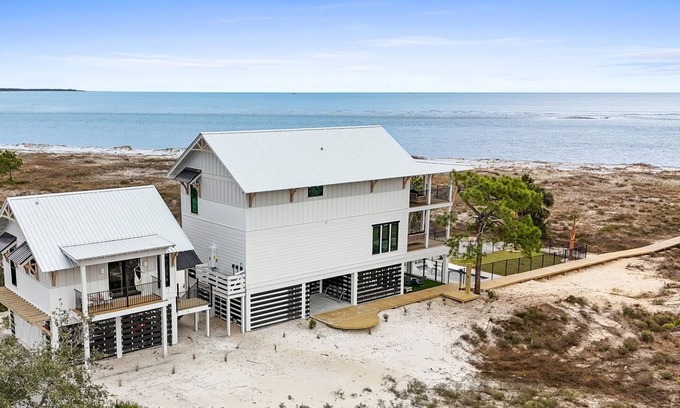 Indian Pass House | Beachfront Home, Private Pool, Mother-In-Law, Secluded Beaches, Indian Pass