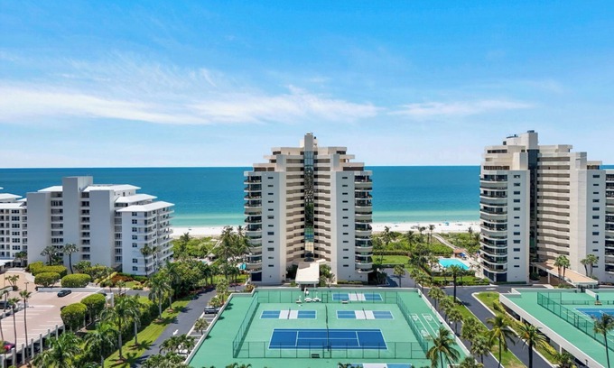 Marco Island Condo | Beachfront PENTHOUSE on Marco Island! Large 2 bedroom-2 bathroom + DEN remodeled