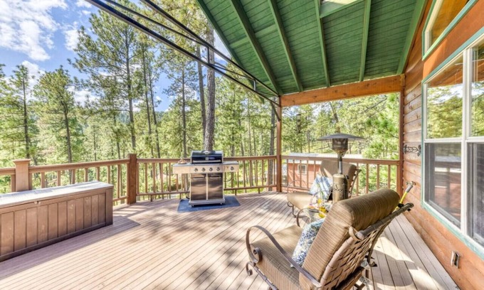 Ruidoso Apartment | Beary Happy Place:Cozy Mtn Cabin,Deck,Views,Trails