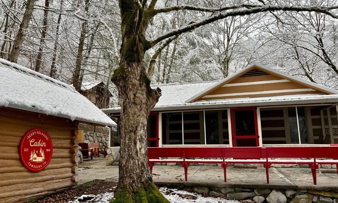 Townsend House | Beary Relaxing Cabin - Rustic with Outdoor Patio