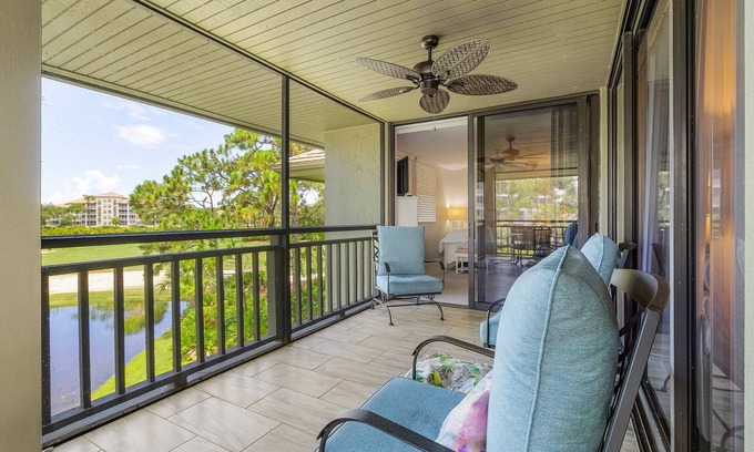 Bonita Bay Condo | Beautiful 2/2 Corner Condo in Bonita Bay! 2 Miles to the Beach!