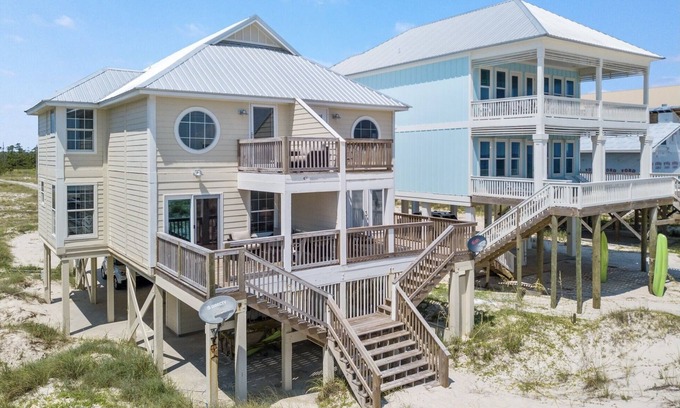 Southpointe House | Beautiful 3 Bdrm Gulf front home w/decks galore and amazing Gulf Views