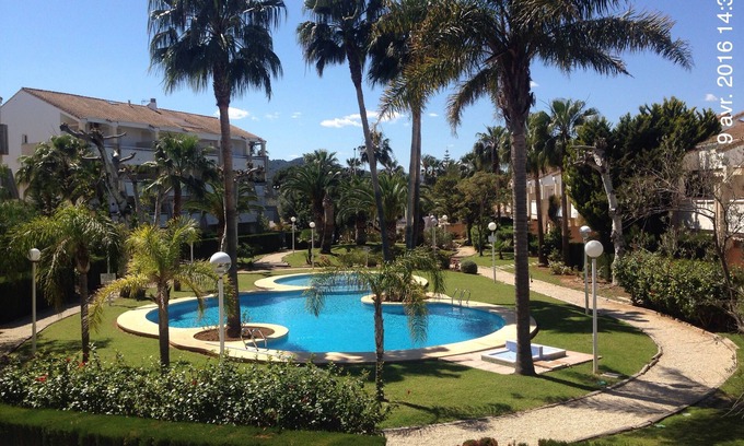 Platja de l'Arenal Apartment | Beautiful 3 bedrooms with private parking, gardens, swimming pools, beach