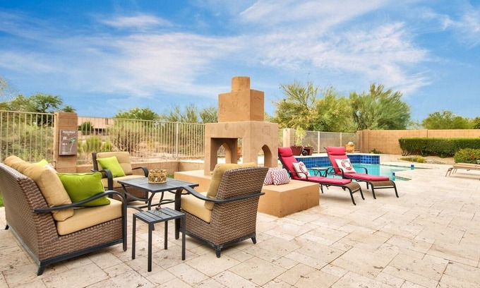 Tatum Ranch House | Beautiful 4 BR Home in Private Community w/HEATED pool! Relaxation Paradise!