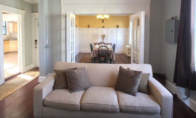 West New York Apartment | Beautiful 4 BR, mins to Time Square, Private Entrance, Parking