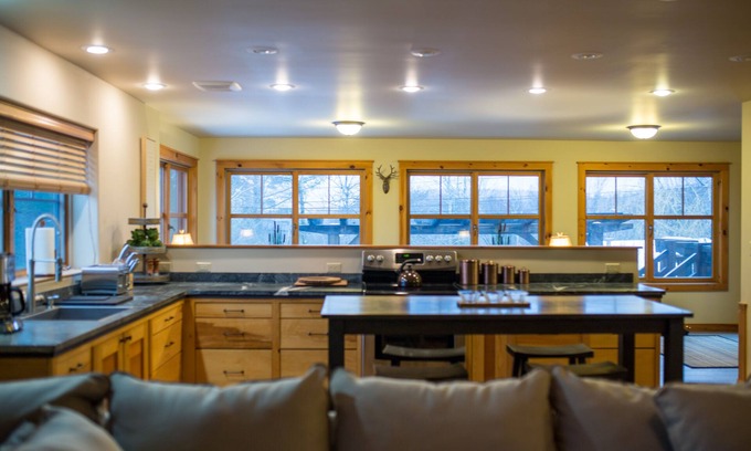 Lake Placid Condo | Beautiful 6-bed, 4.5-bath with private outdoor space. 5min walk to Main Street.