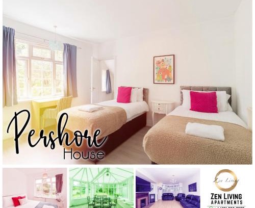 Birmingham Apartment | Beautiful 6 bedroom house for 17 guests next to Edgbaston Stadium