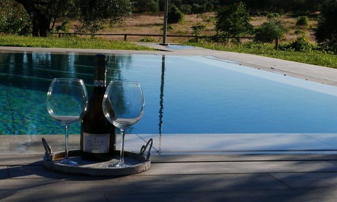 Colle di Val d'Elsa Villa | Beautiful apartment in villa with WIFI, pool, TV, patio and panoramic view, close to San Gimignano