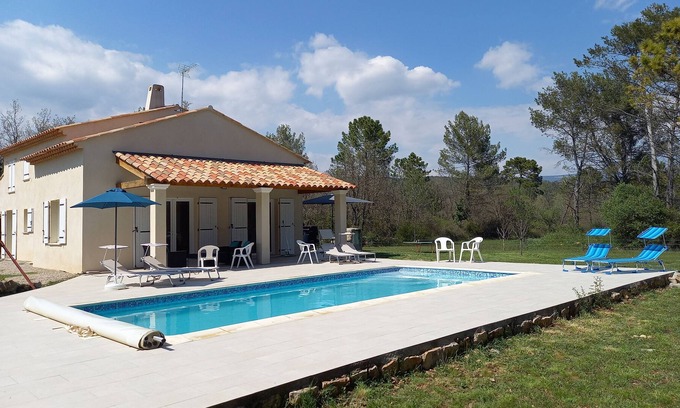 Figanieres House | Beautiful air-conditioned country house, all comfort with private salt pool