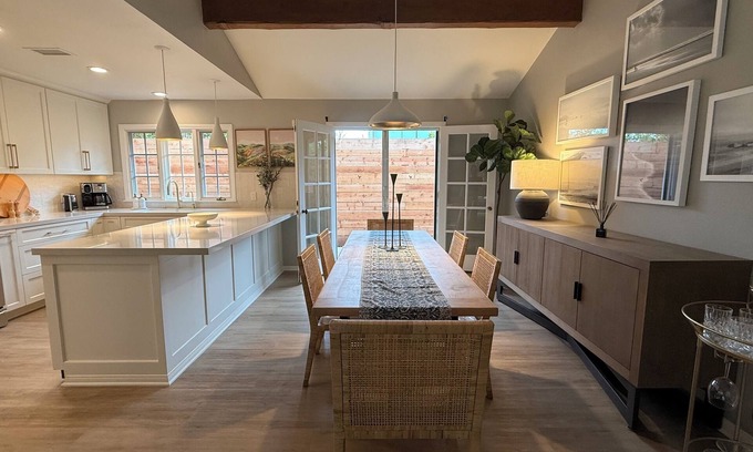 Coast Village House | Beautiful and bright two bedroom house, steps away from Coast Village Rd