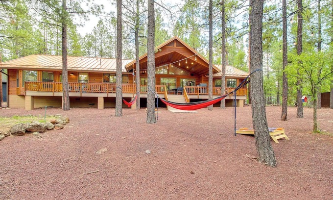 Pinetop Cabin | Beautiful and Relaxing 3-Bedroom Cabin nestled up to the National Forest.