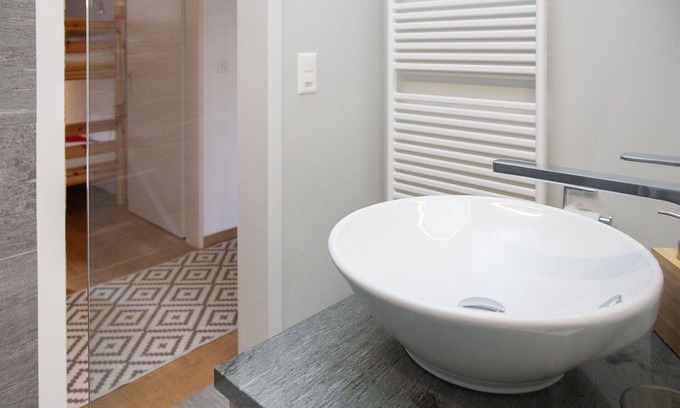 Falera Apartment | Beautiful apartment for 5 people with WIFI, pool, TV, balcony and panoramic view