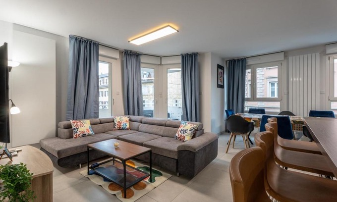 Huningue Apartment | Beautiful apartment for 6 people, near Basel, parking