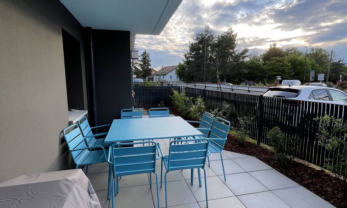 Messery Apartment | Beautiful apartment with terrace near Lake Geneva