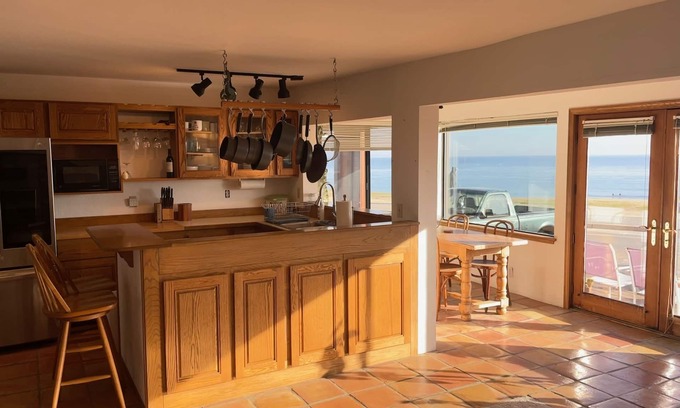 Opal Cliffs Apartment | Beautiful beachfront home with unobstructed ocean views