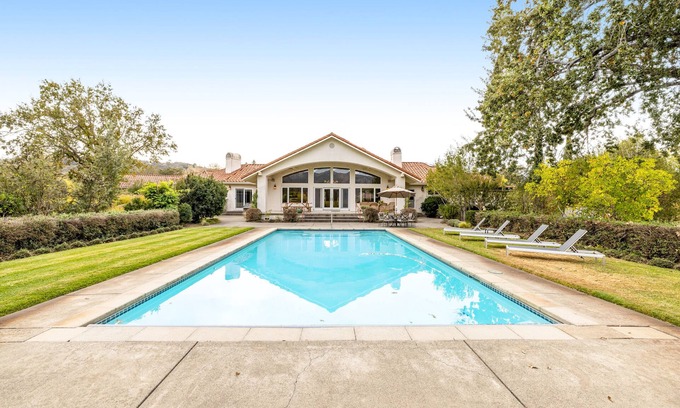 Kenwood House | Beautiful dog-friendly vineyard estate with private pool, hot tub, & bocce ball