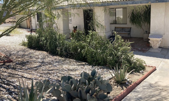 Desert Hot Springs House | Beautiful foothill home near Hiking Golf Mineral Spas Shops Restaurants Festival