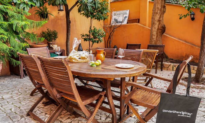 Trionfale Apartment | Beautiful Garden Apartment near St. Peter