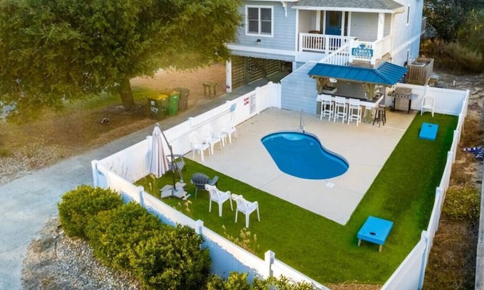 Ocean Sands House | Beautiful Getaway, 1 Min to Ocean w/ Pool, Hot Tub