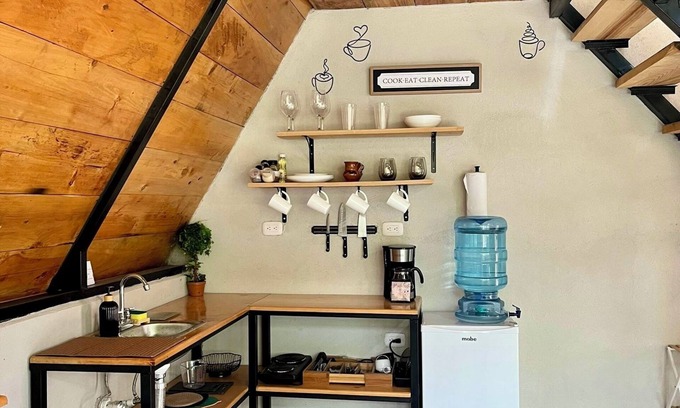 Santa Clara La Laguna Cabin | Beautiful A-frame Cabin w/ Parking, Lakefront Access, Wifi & Air Conditioning