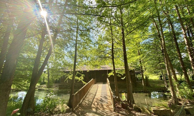 Fayetteville House | Beautiful home- near the University-large outdoor spaces and a hot tub.