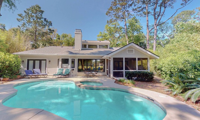 Hilton Head Island House | Beautiful Home with Private Pool located on George Fazio Golf Course!