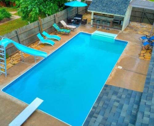 Oklahoma City House | Beautiful home with pool and king beds