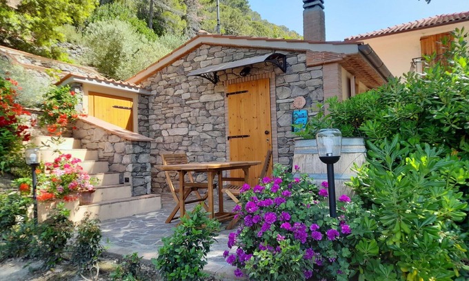 Castellina Marittima House | Beautiful private villa for 4 people with WIFI, A/C, TV, patio and panoramic view