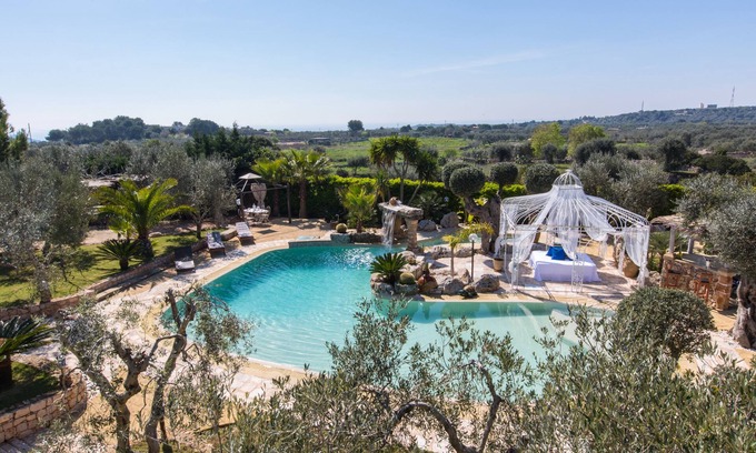 Castrignano del Capo Villa | Beautiful villa for 12 people with private pool and panoramic view