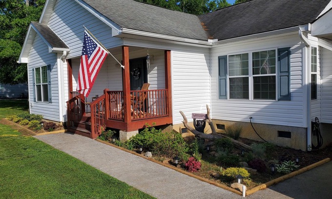 Dandridge Cabin | Beautiful Lakefront Getaway In The Smoky's - Private Dock - Hot Tub - Arcade